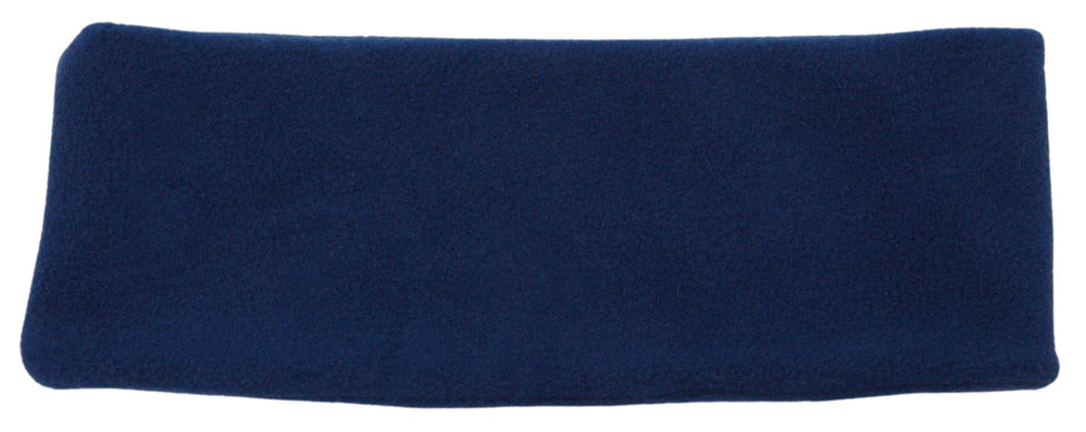dark blue regular fleece headband side
